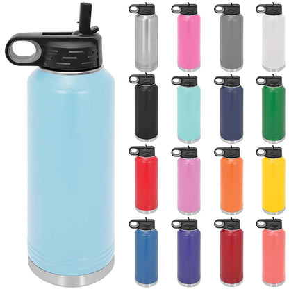 STAINLESS STEEL SPORTS WATER BOTTLE POLAR CAMEL PERSONALIZED