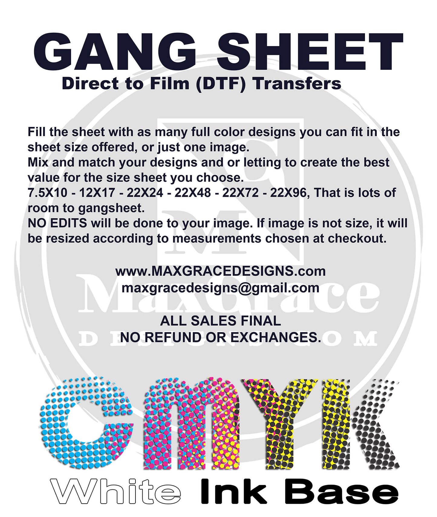 Build your own DTF gang sheet