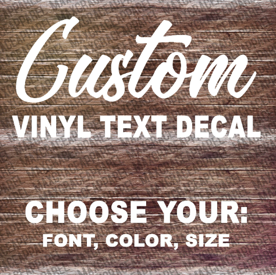 Custom Vinyl Decal/Sticker for business or social media