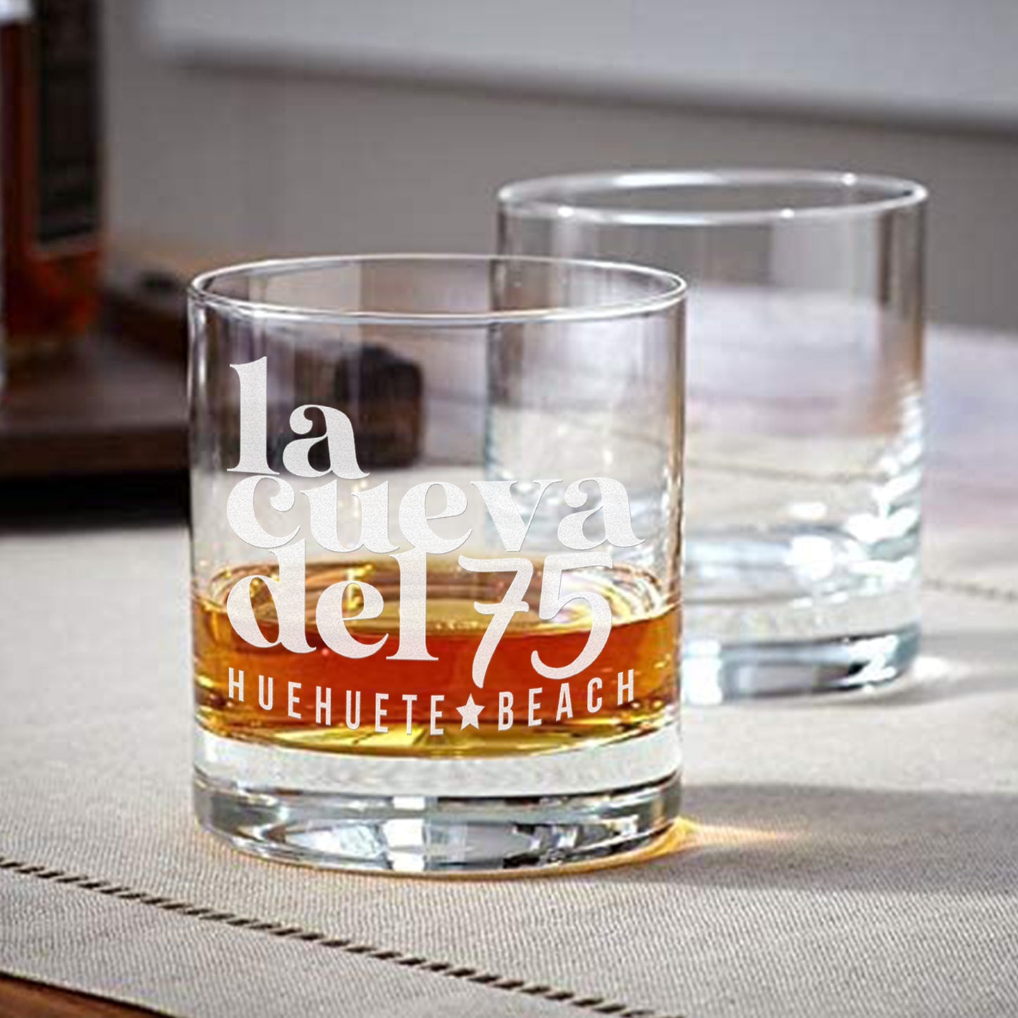 Personalized 3 piece Whiskey Decanter Set - Decanter and 2 Glasses Gift Set - Custom Engraved