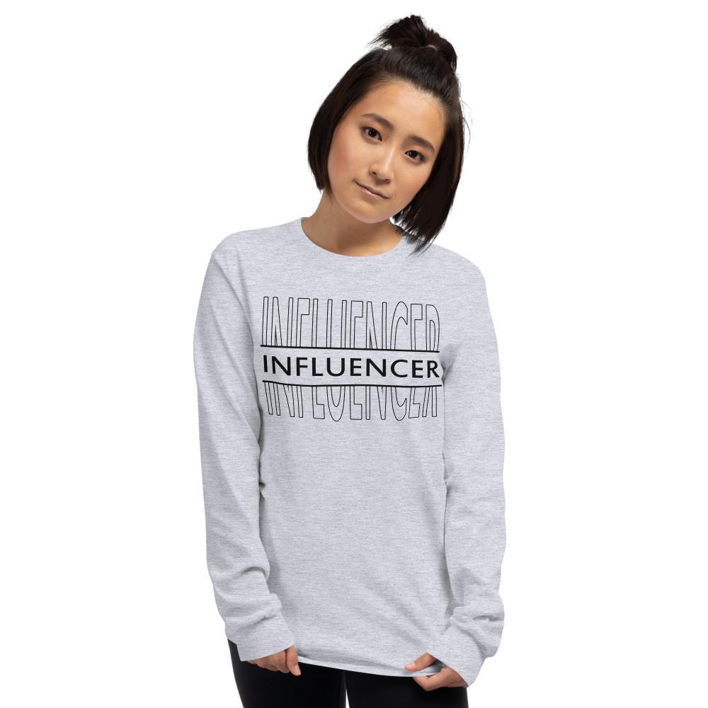 Influencer @LL - Men’s Long Sleeve Shirt - MaxGrace Apparel