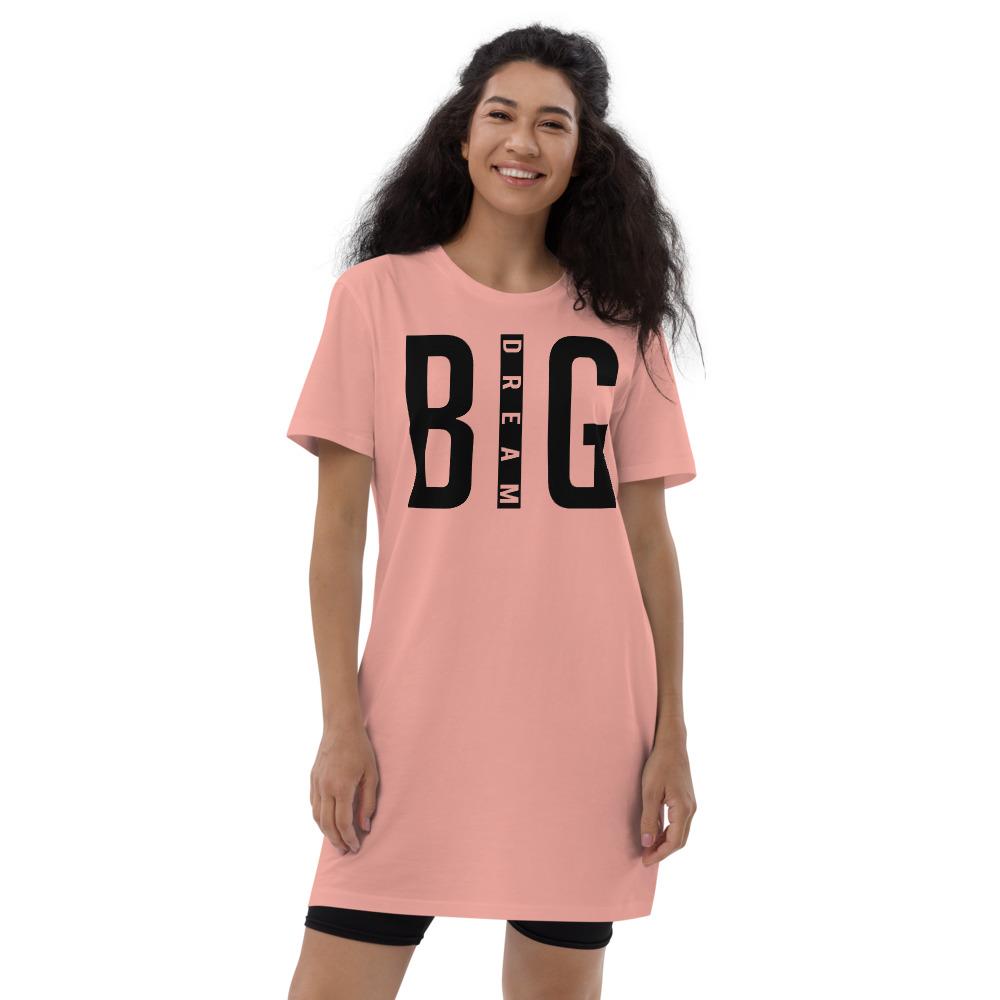 BIG Dream Organic cotton t-shirt dress - MaxGrace Apparel