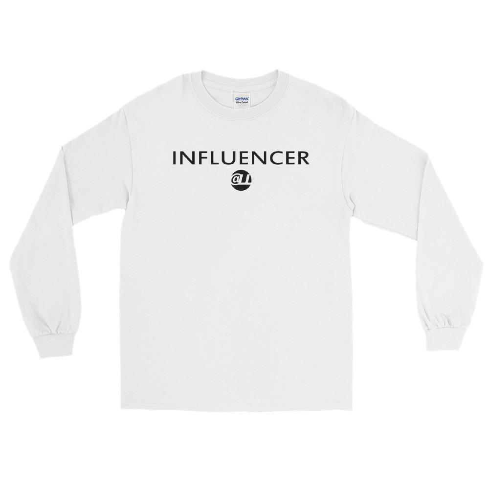 Influencer @LL - Men’s Long Sleeve Shirt - MaxGrace Apparel