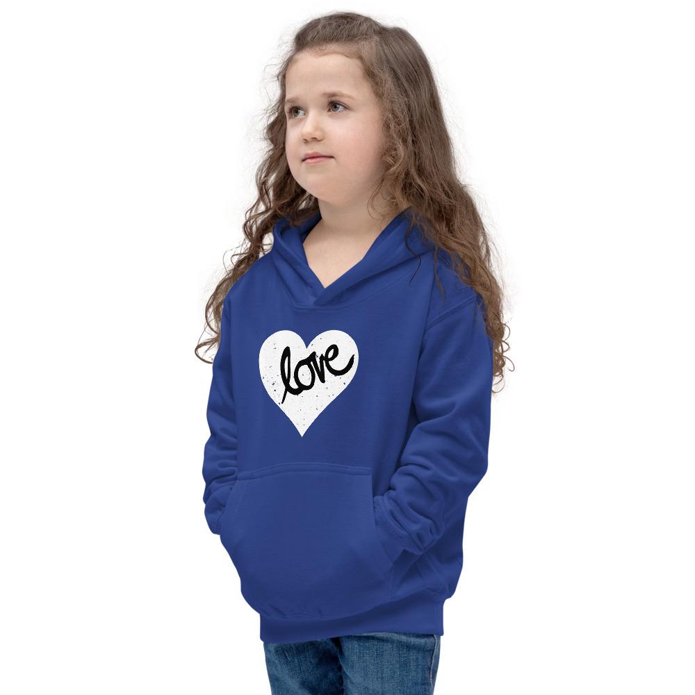 Heart Scratched, Love - Kids Hoodie - MaxGrace Apparel