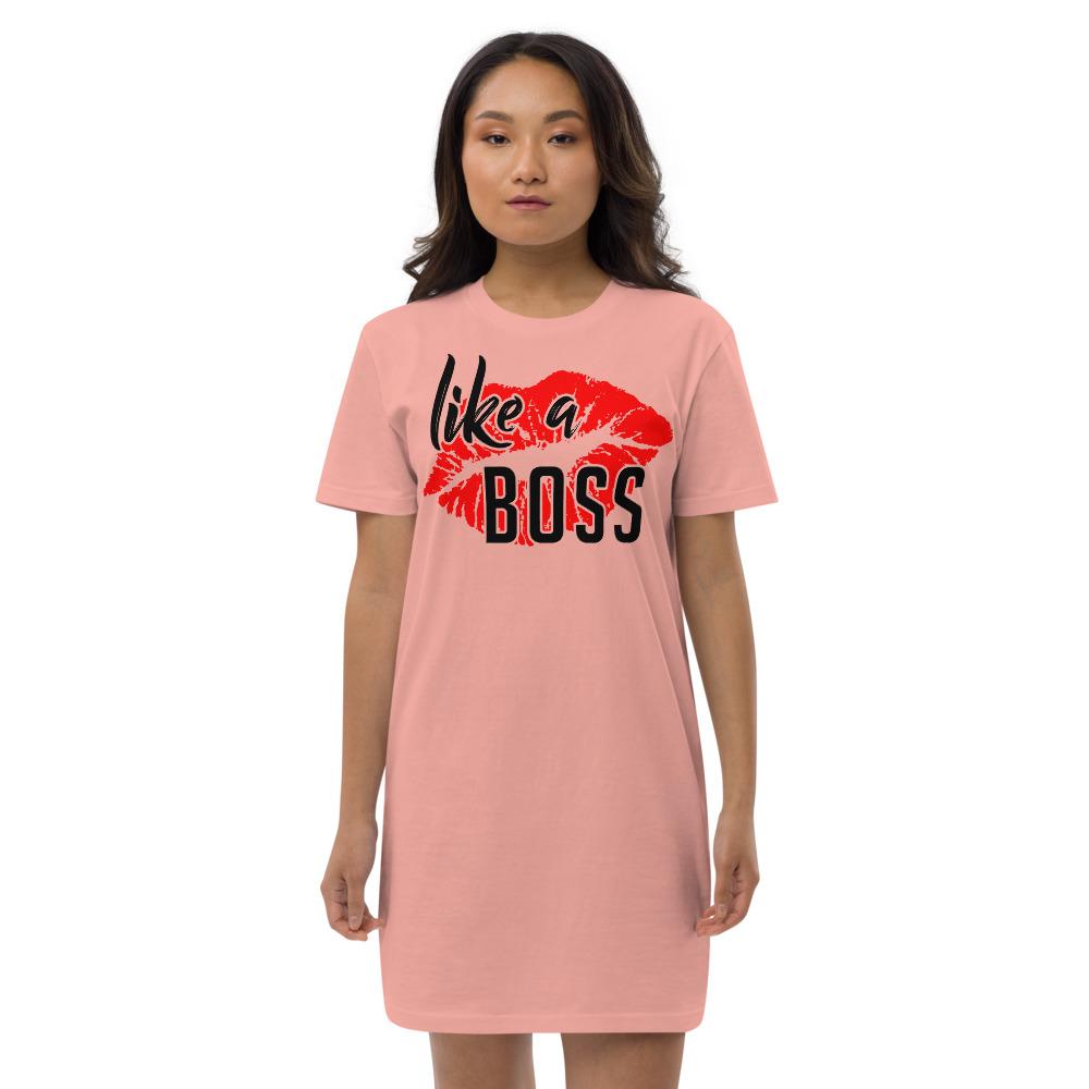 Like a Boss - Organic cotton t-shirt dress - MaxGrace Apparel