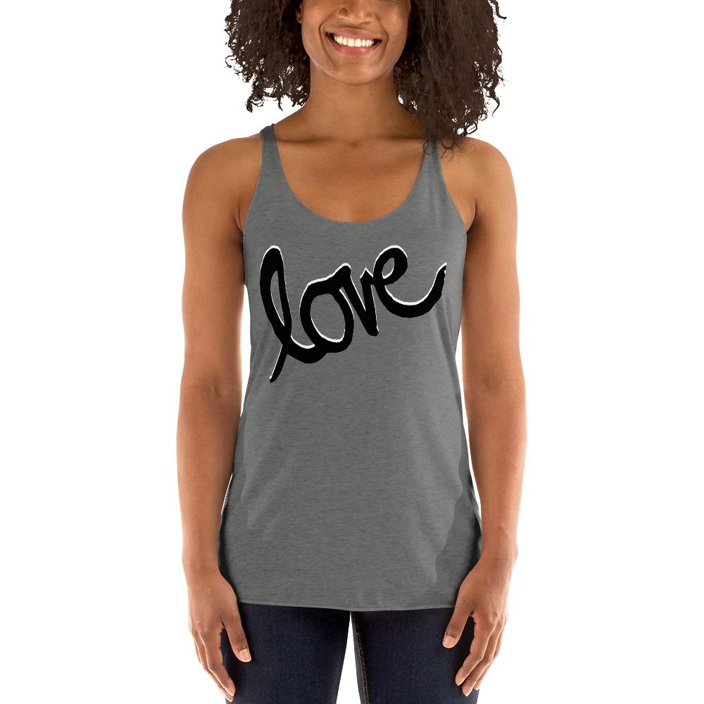 Love Women's Racerback Tank - MaxGrace Apparel