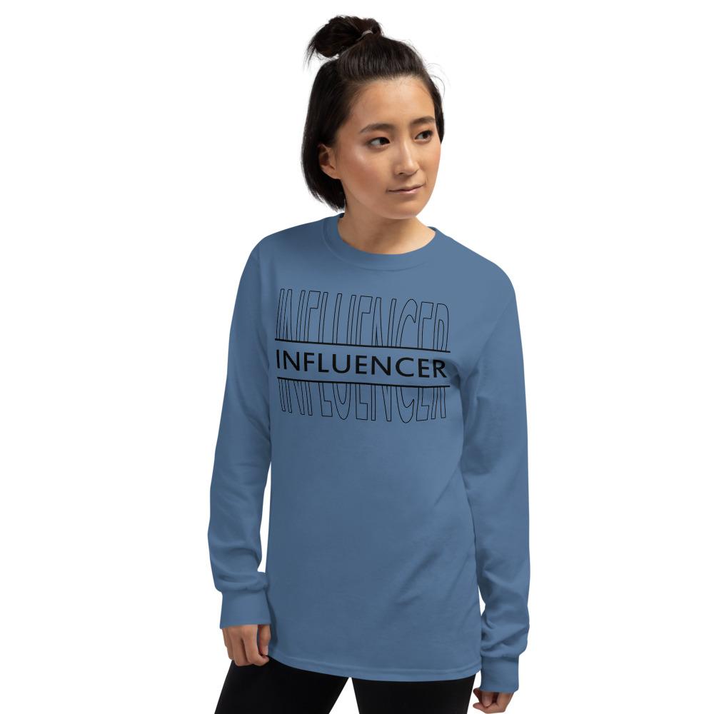 Influencer @LL - Men’s Long Sleeve Shirt - MaxGrace Apparel