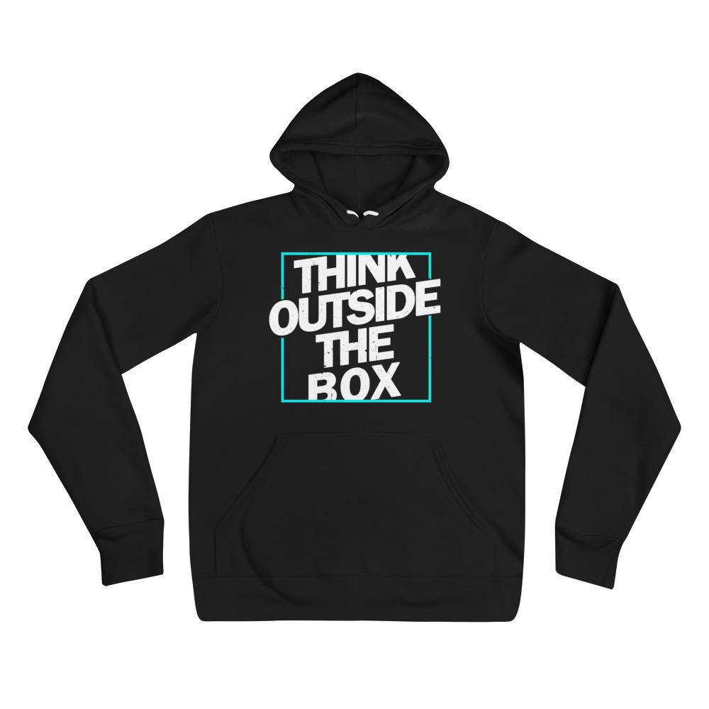 Think Outside the Box Unisex hoodie - MaxGrace Apparel