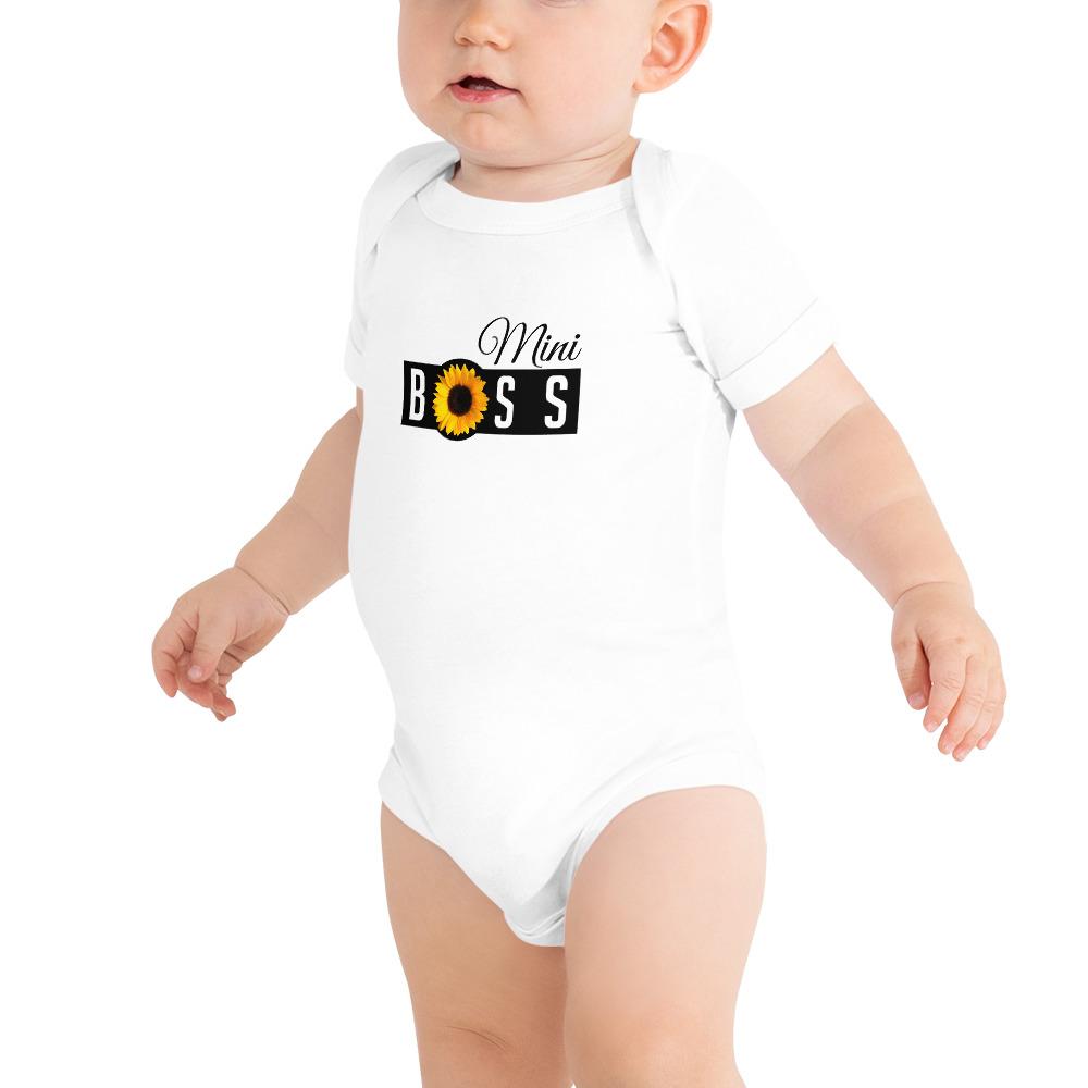 Mini Boss Sunflower baby - T-Shirt - MaxGrace Apparel