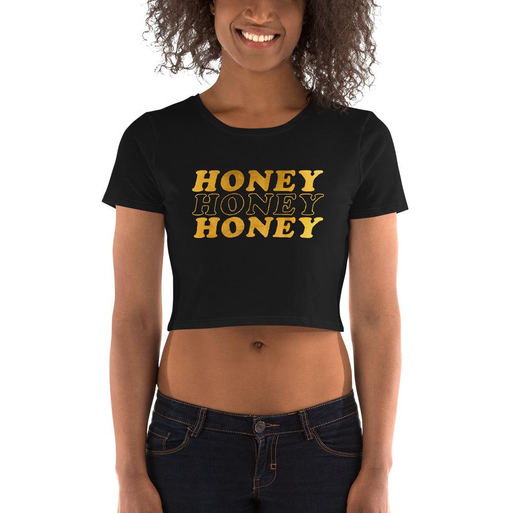 Honey Honey Honey - Women’s Crop Tee - MaxGrace Apparel