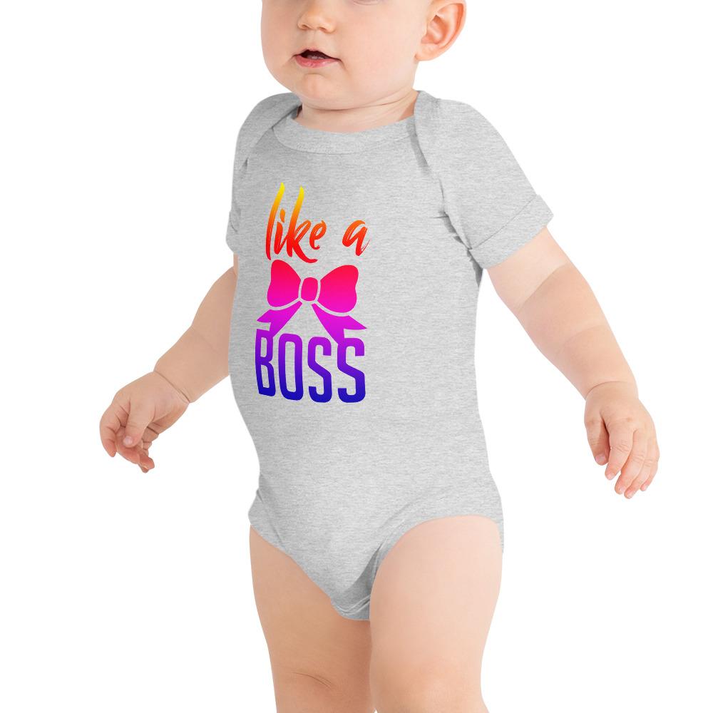 Like a Boss Baby Bow - T-Shirt - MaxGrace Apparel