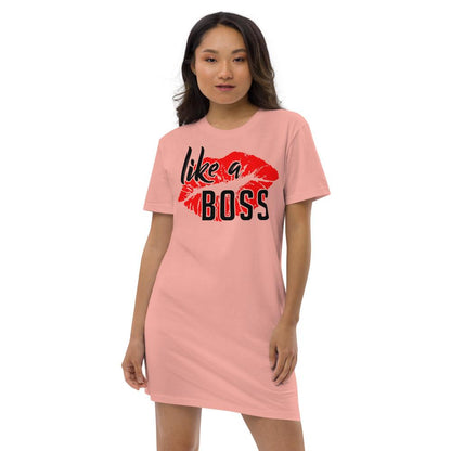 Like a Boss - Organic cotton t-shirt dress - MaxGrace Apparel