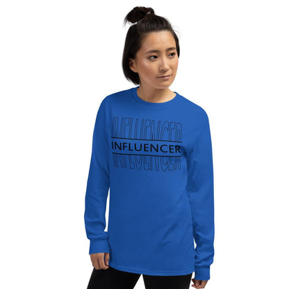 Influencer @LL - Men’s Long Sleeve Shirt - MaxGrace Apparel