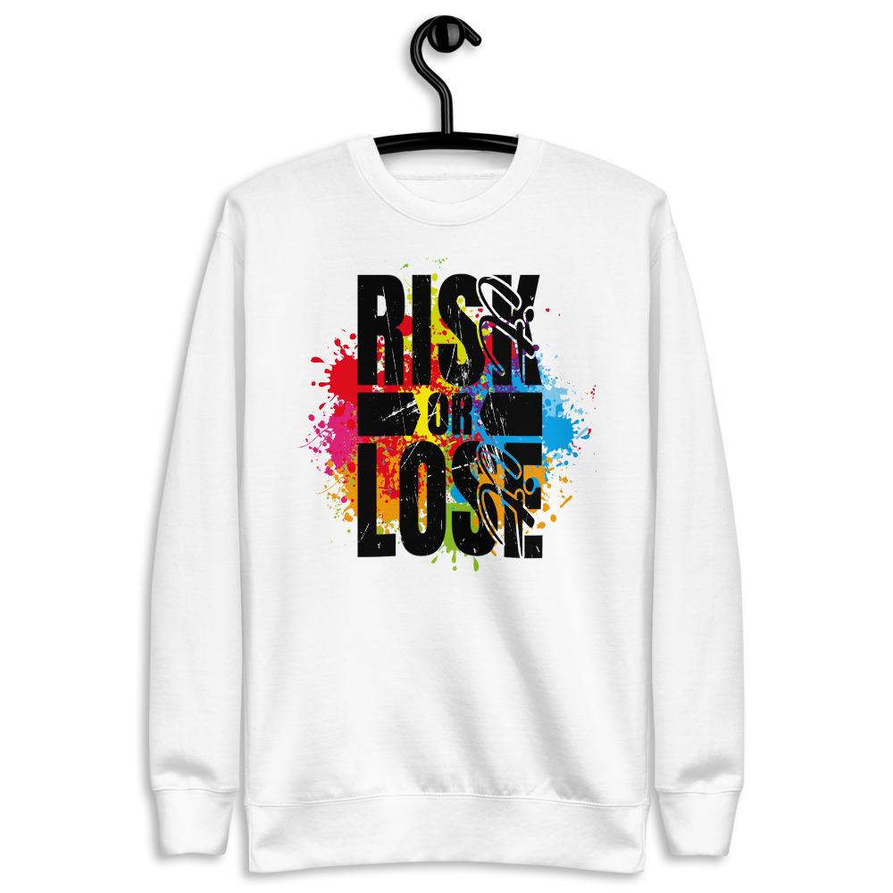 Risk it OR Lose it Unisex Fleece Pullover - MaxGrace Apparel