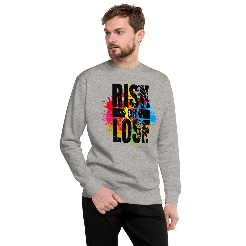 Risk it OR Lose it Unisex Fleece Pullover - MaxGrace Apparel