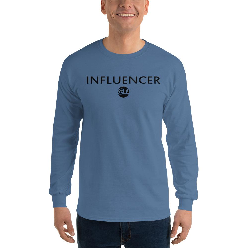 Influencer @LL - Men’s Long Sleeve Shirt - MaxGrace Apparel