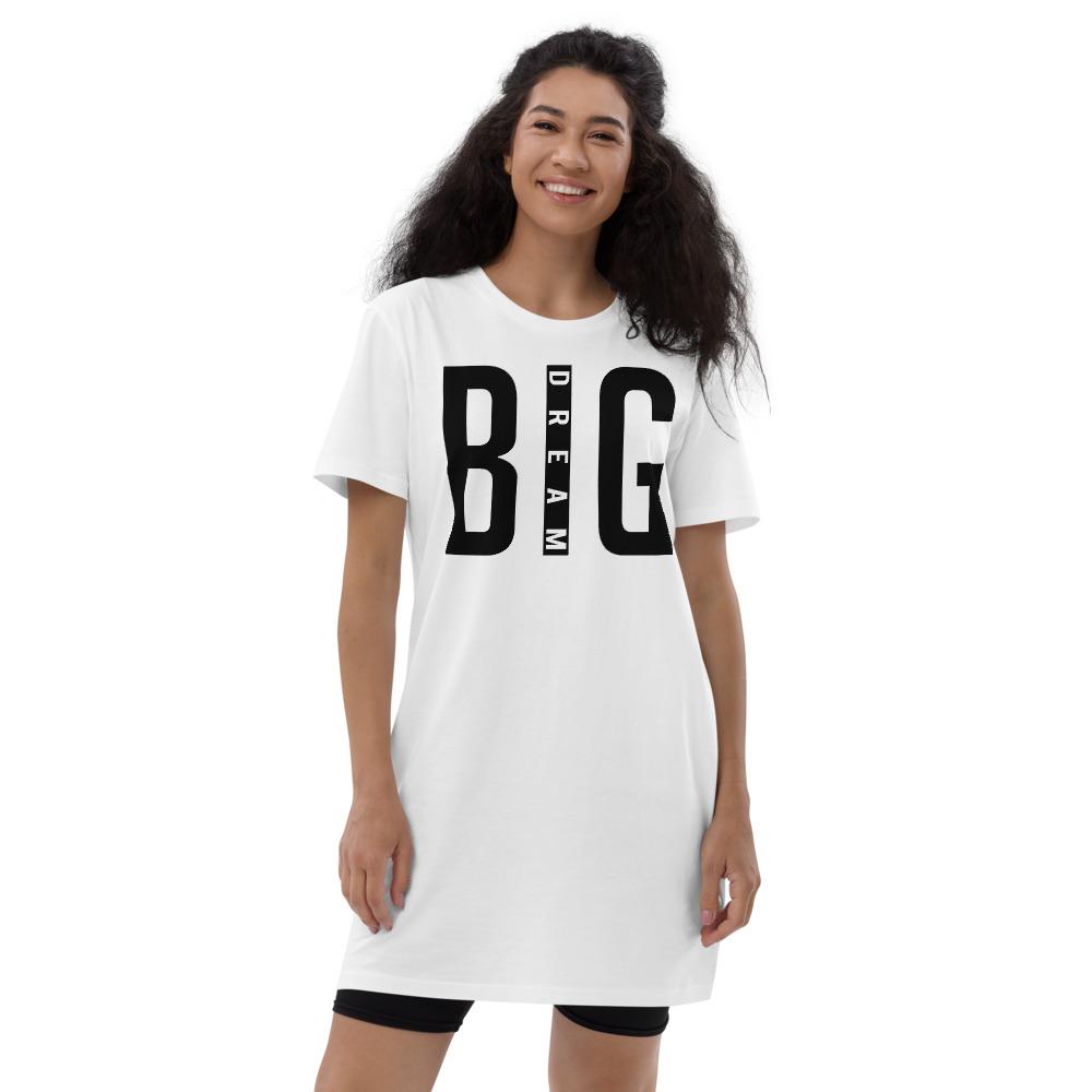 BIG Dream Organic cotton t-shirt dress - MaxGrace Apparel