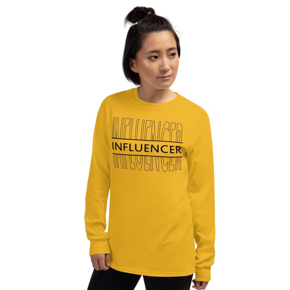 Influencer @LL - Men’s Long Sleeve Shirt - MaxGrace Apparel