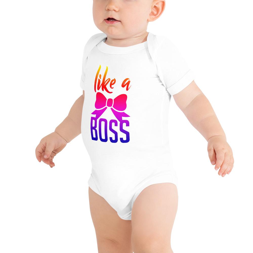 Like a Boss Baby Bow - T-Shirt - MaxGrace Apparel