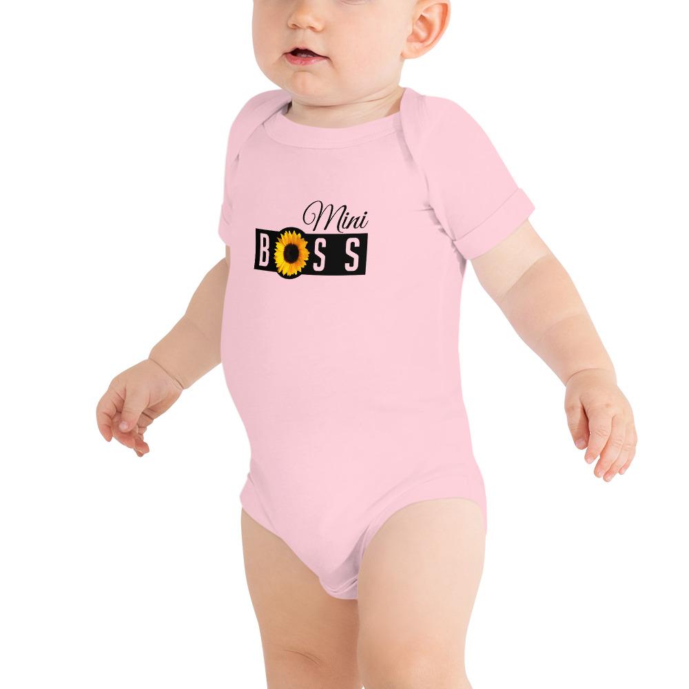 Mini Boss Sunflower baby - T-Shirt - MaxGrace Apparel