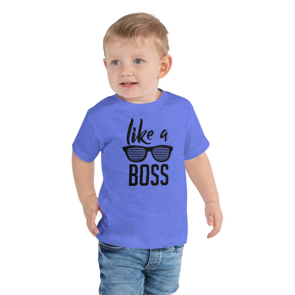 Like a Boss Sunglasses - Toddler Short Sleeve Tee - MaxGrace Apparel