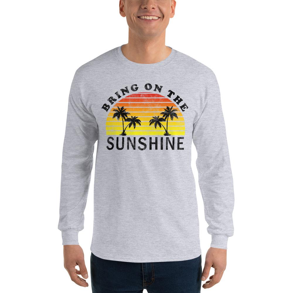 Bring on the Sunshine - Men’s Long Sleeve Shirt - MaxGrace Apparel