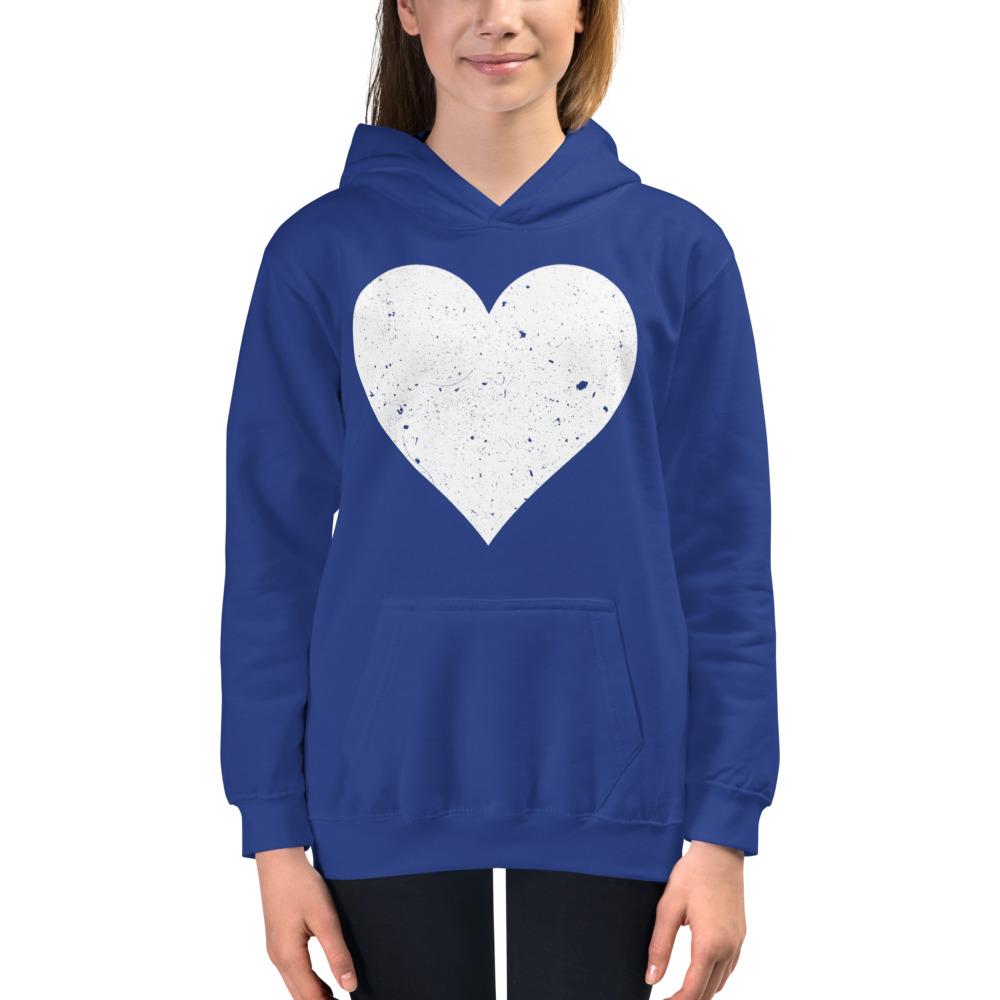 Heart Scratched - Kids Hoodie - MaxGrace Apparel