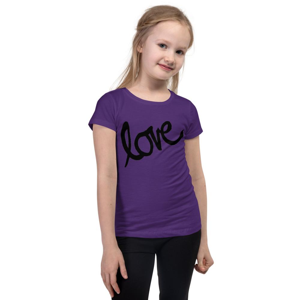 Love Brush - Girl's T-Shirt - MaxGrace Apparel