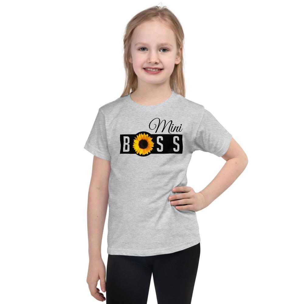 Mini Boss Sunflower - Short sleeve kids t-shirt - MaxGrace Apparel