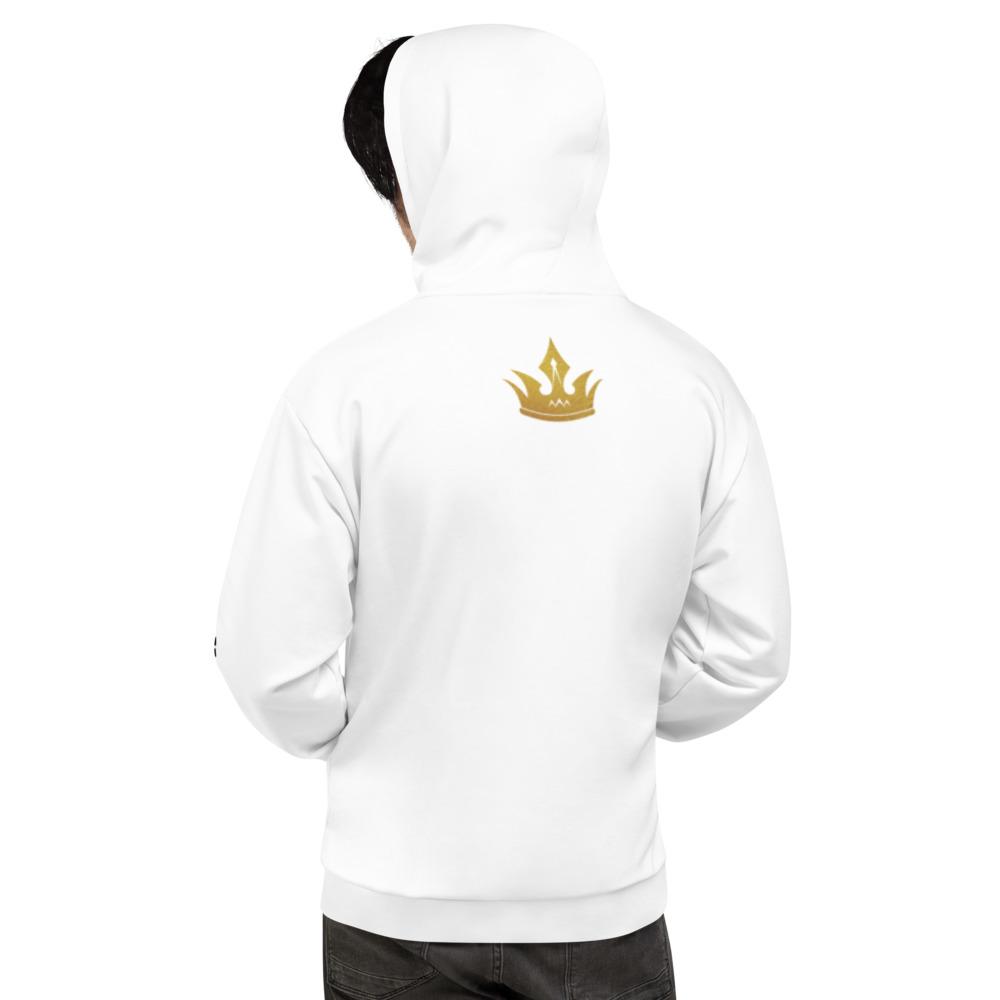 King of King Crown Vertical Long Sleeve Unisex Hoodie - MaxGrace Apparel