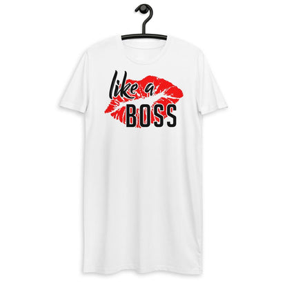 Like a Boss - Organic cotton t-shirt dress - MaxGrace Apparel