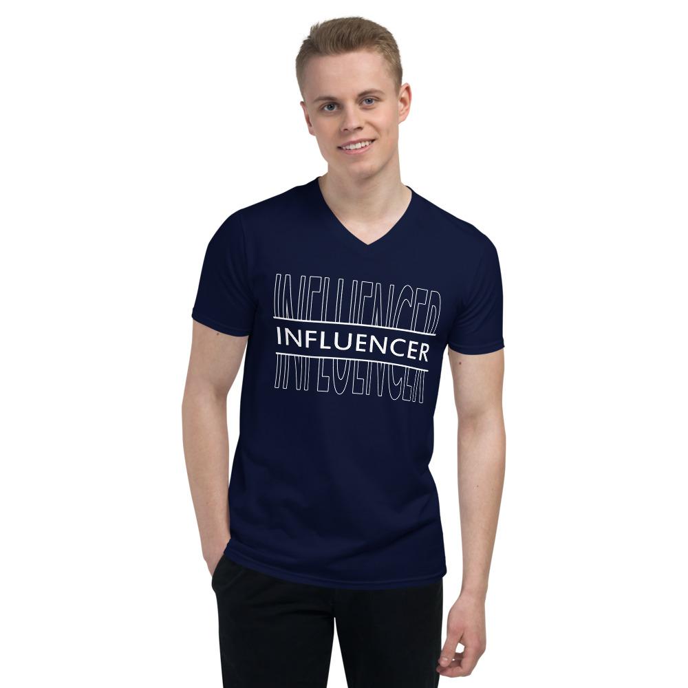 Influencer @LL - V-Neck T-Shirt - MaxGrace Apparel