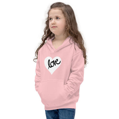 Heart Scratched, Love - Kids Hoodie - MaxGrace Apparel