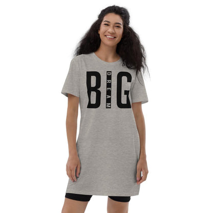 BIG Dream Organic cotton t-shirt dress - MaxGrace Apparel