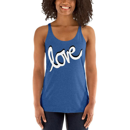 Love - Women's Racerback Tank - MaxGrace Apparel