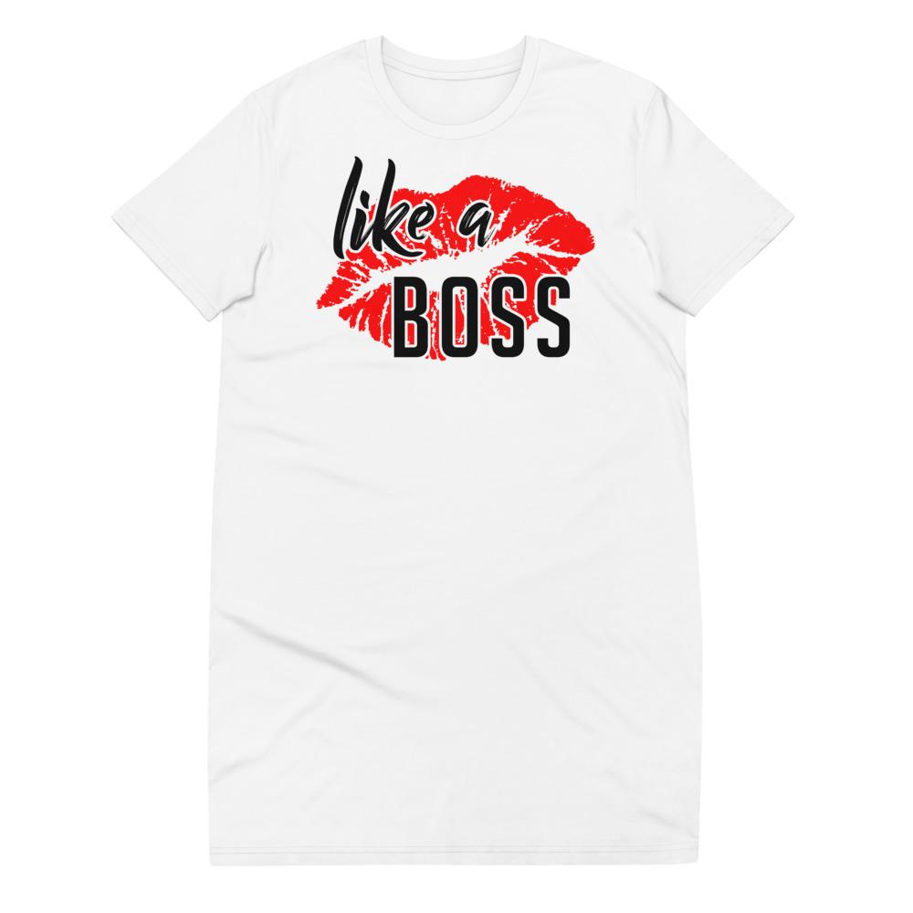 Like a Boss - Organic cotton t-shirt dress - MaxGrace Apparel