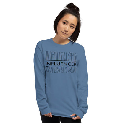 Influencer @LL - Men’s Long Sleeve Shirt - MaxGrace Apparel