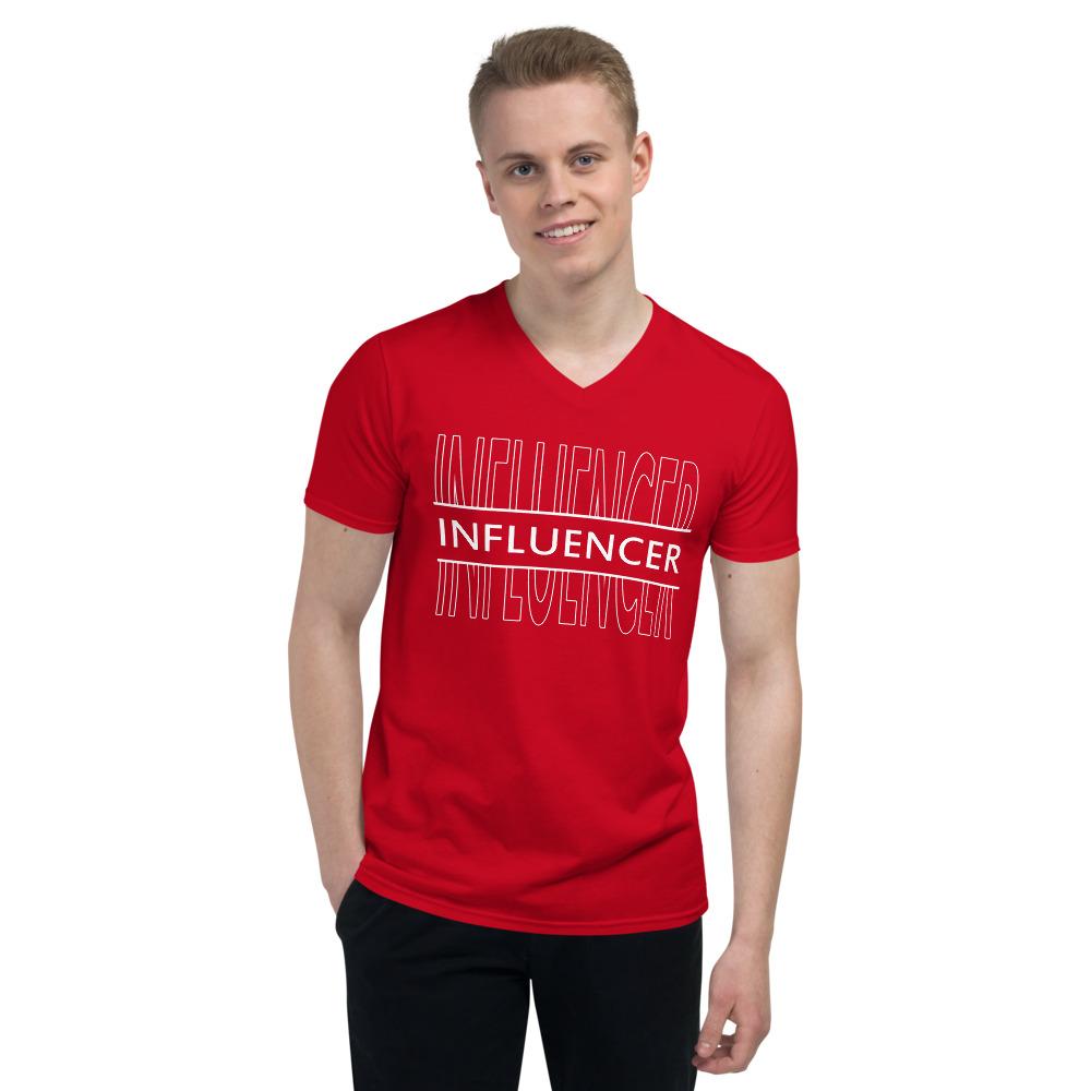 Influencer @LL - V-Neck T-Shirt - MaxGrace Apparel