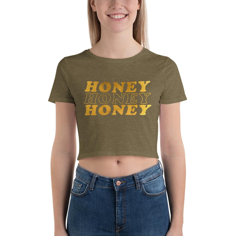 Honey Honey Honey - Women’s Crop Tee - MaxGrace Apparel