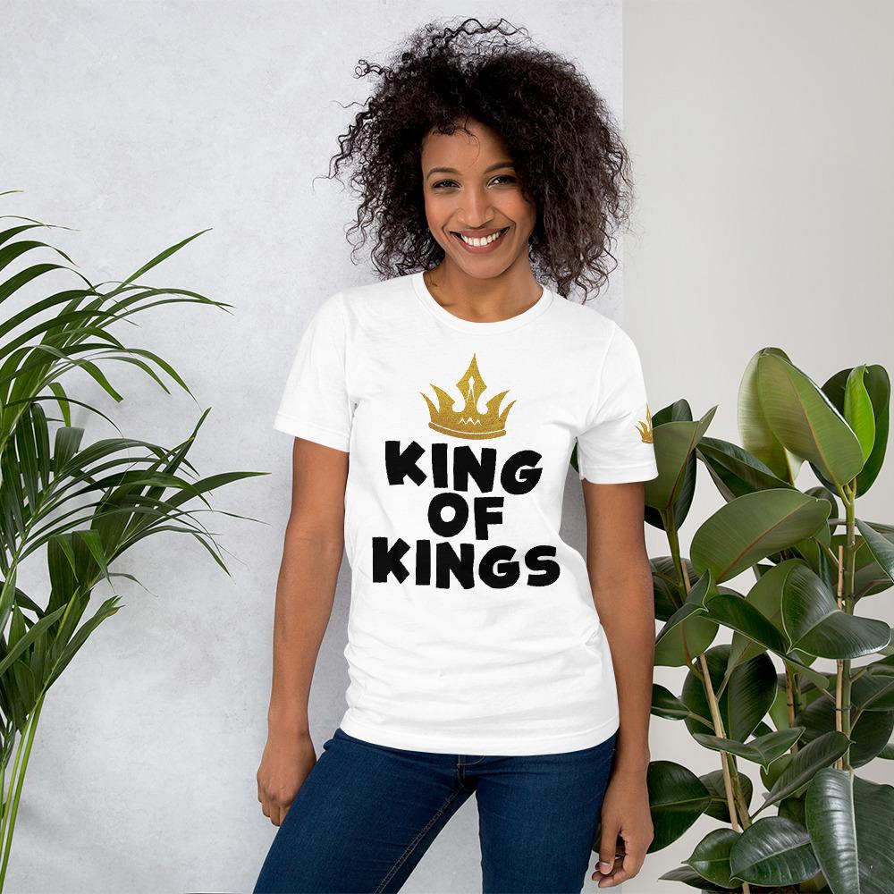 King Of Kings Short-Sleeve Unisex T-Shirt - MaxGrace Apparel