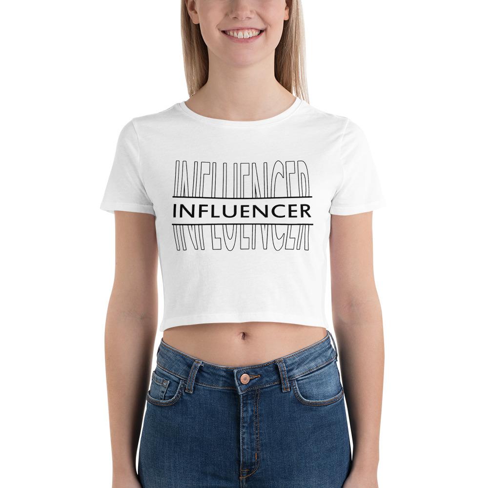 Influencer Screen - Women’s Crop Tee - MaxGrace Apparel