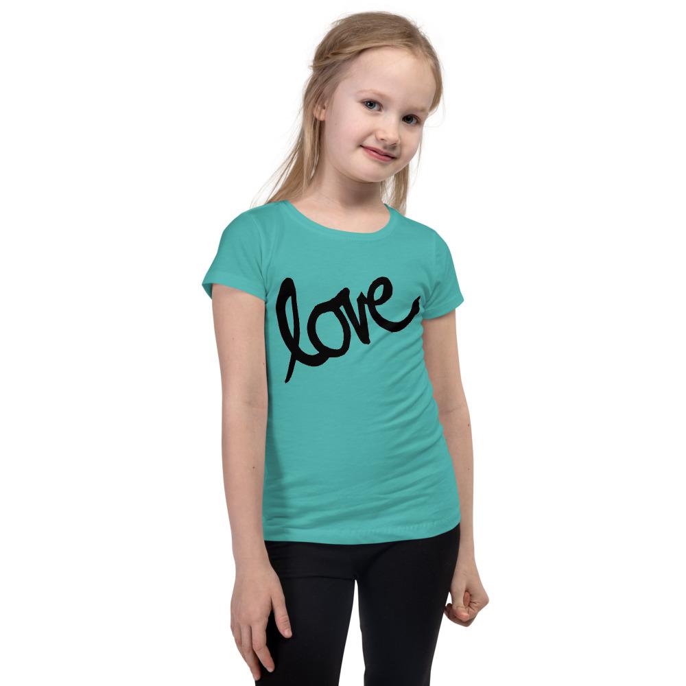 Love Brush - Girl's T-Shirt - MaxGrace Apparel