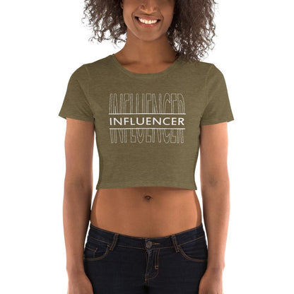 Influencer Screen - Women’s Crop Tee - MaxGrace Apparel