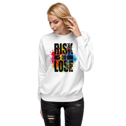 Risk it OR Lose it Unisex Fleece Pullover - MaxGrace Apparel