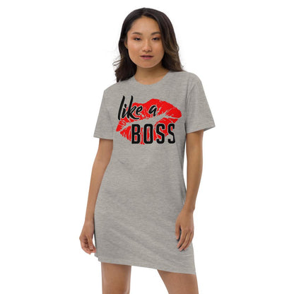 Like a Boss - Organic cotton t-shirt dress - MaxGrace Apparel