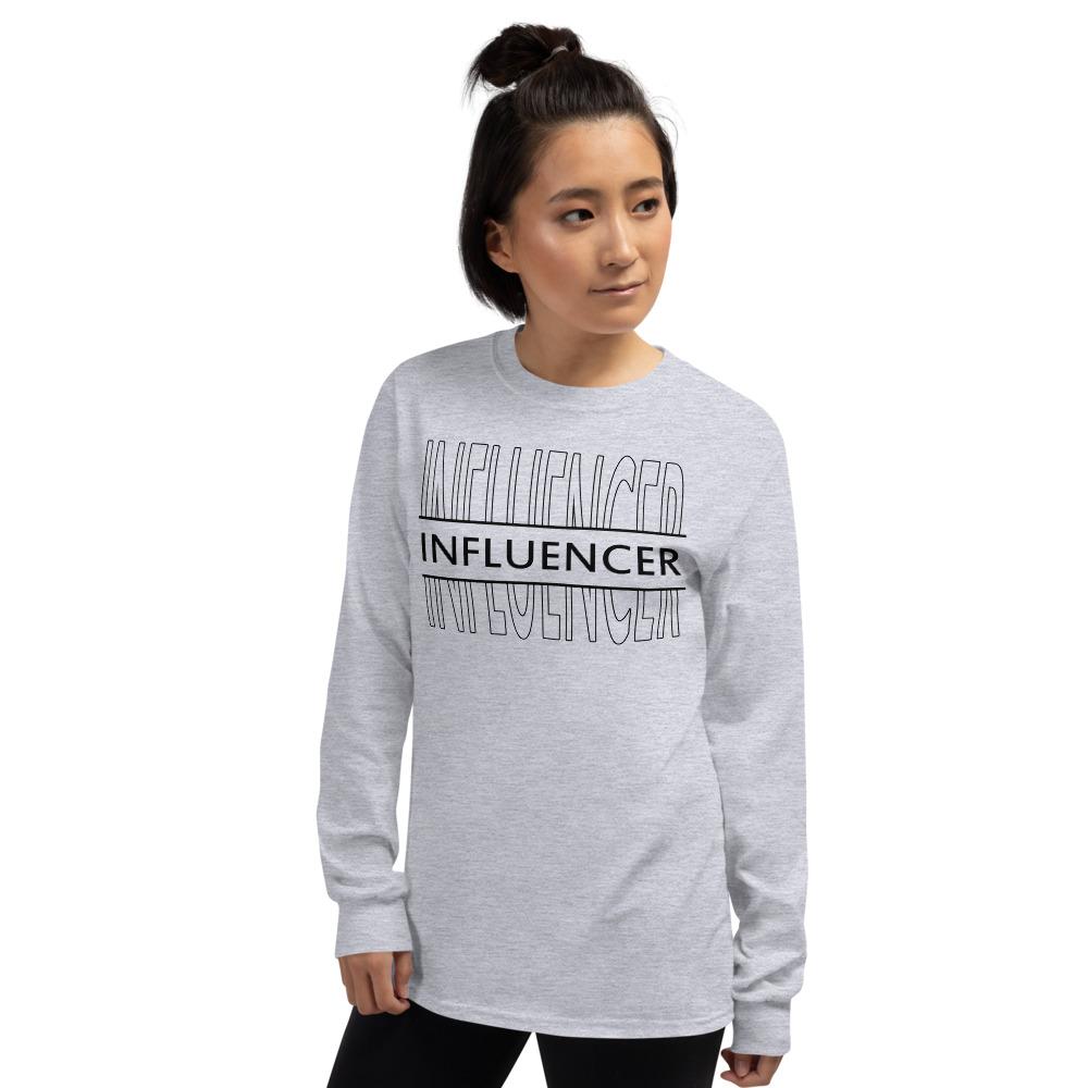 Influencer @LL - Men’s Long Sleeve Shirt - MaxGrace Apparel