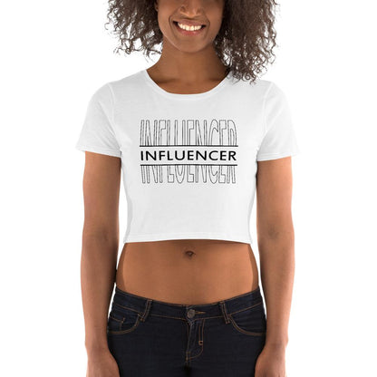 Influencer Screen - Women’s Crop Tee - MaxGrace Apparel