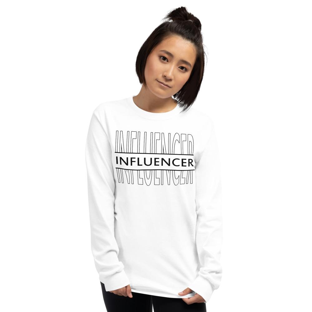 Influencer @LL - Men’s Long Sleeve Shirt - MaxGrace Apparel