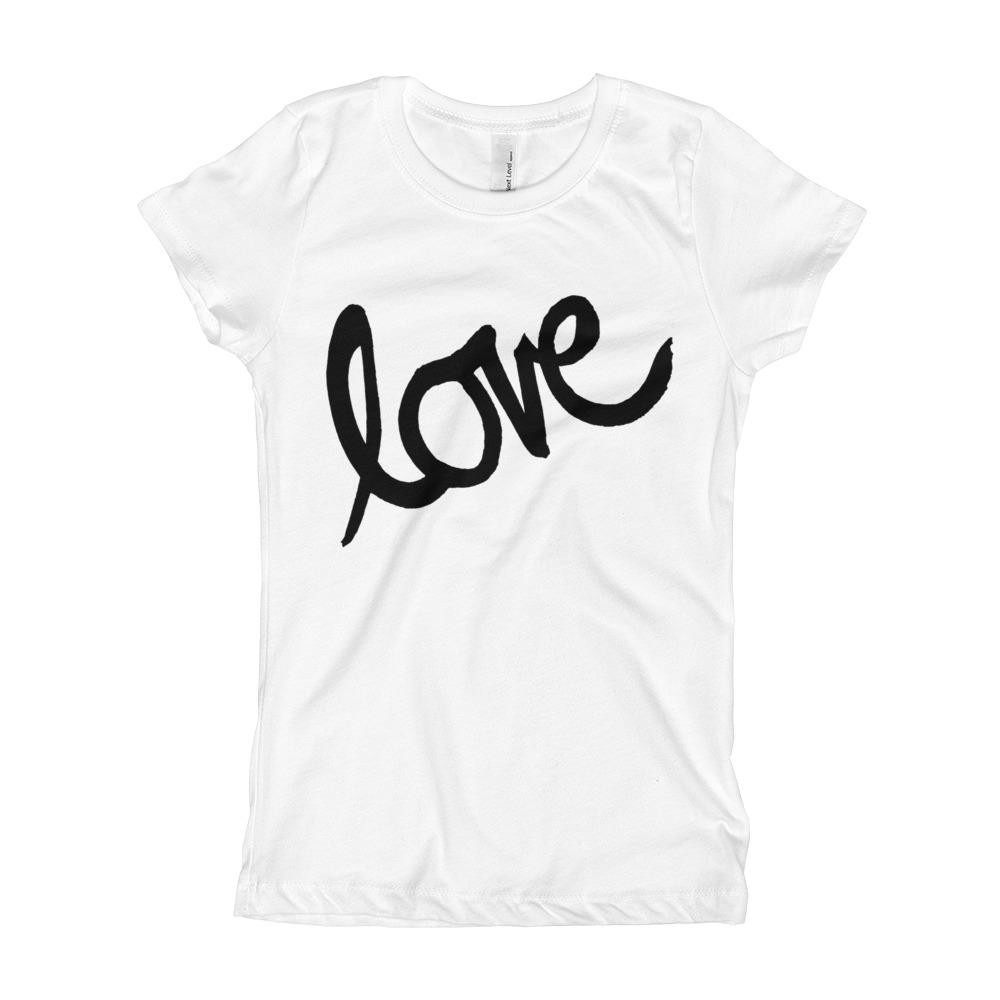 Love Brush - Girl's T-Shirt - MaxGrace Apparel