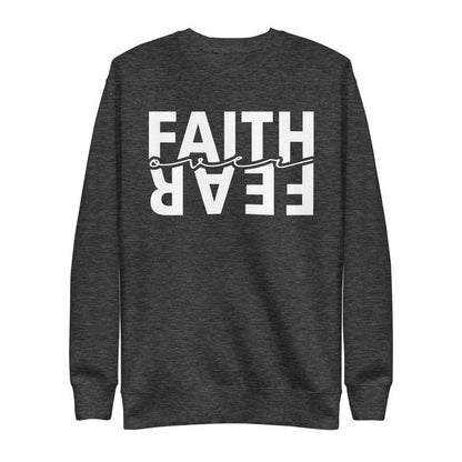 Faith Over Fear - Unisex Fleece Pullover - MaxGrace Apparel